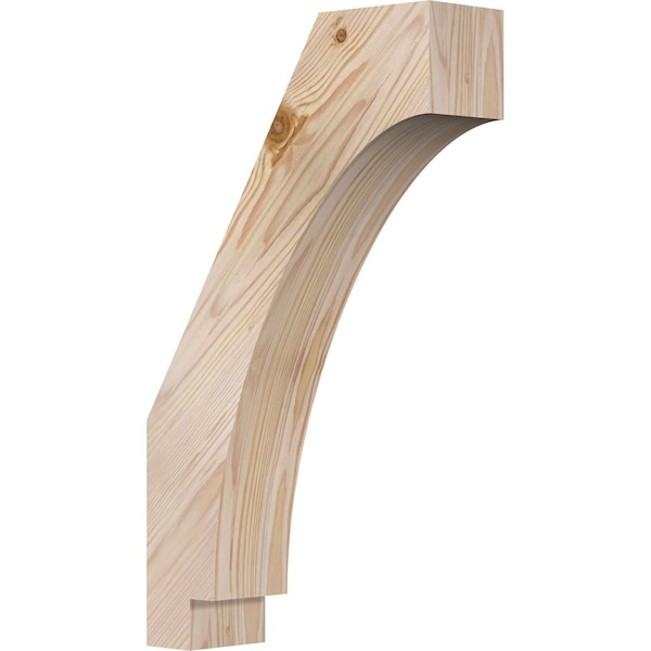 Ekena Millwork 3 1/2"W x 12"D x 20"H Imperial Smooth Knee Brace, Douglas Fir BRC04X12X20IMP00SDF - main